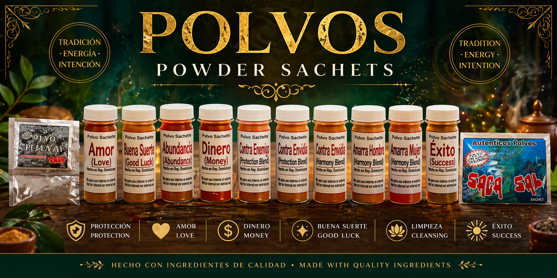 Spiritual Powders Sachets