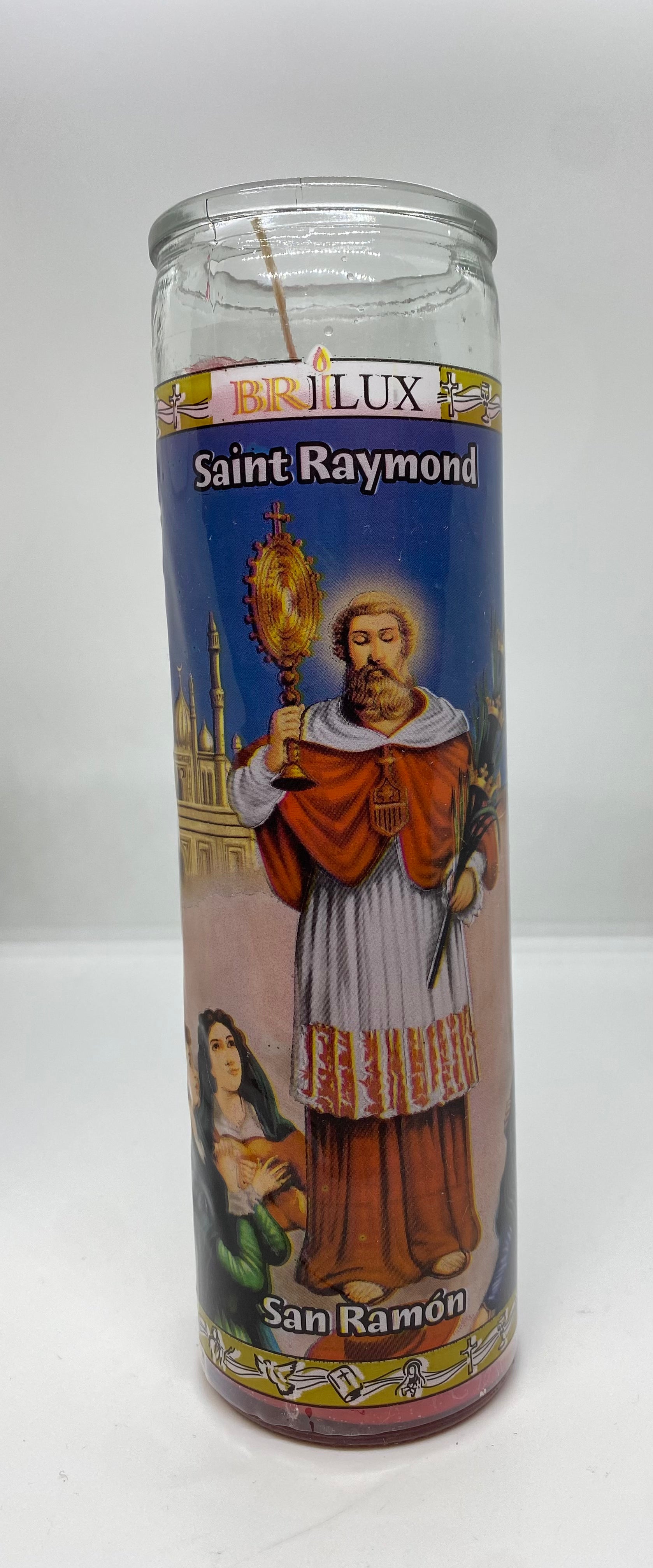 San Ramón (Saint Raymond Nonnatus) – Devotional Glass Candle – 7 Day