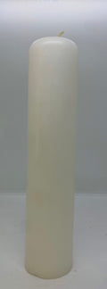 White Candle 9"/Cirio blanco 9”