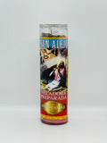 San Alejo (Saint Alexius) – Prepared Glass Candle – 7 Day
