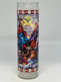 La Santísima Trinidad (Holy Trinity) – Devotional Glass Candle – 7 Day