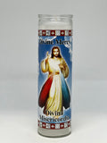 Divina Misericordia (Divine Mercy) – Devotional Glass Candle – 7 Day