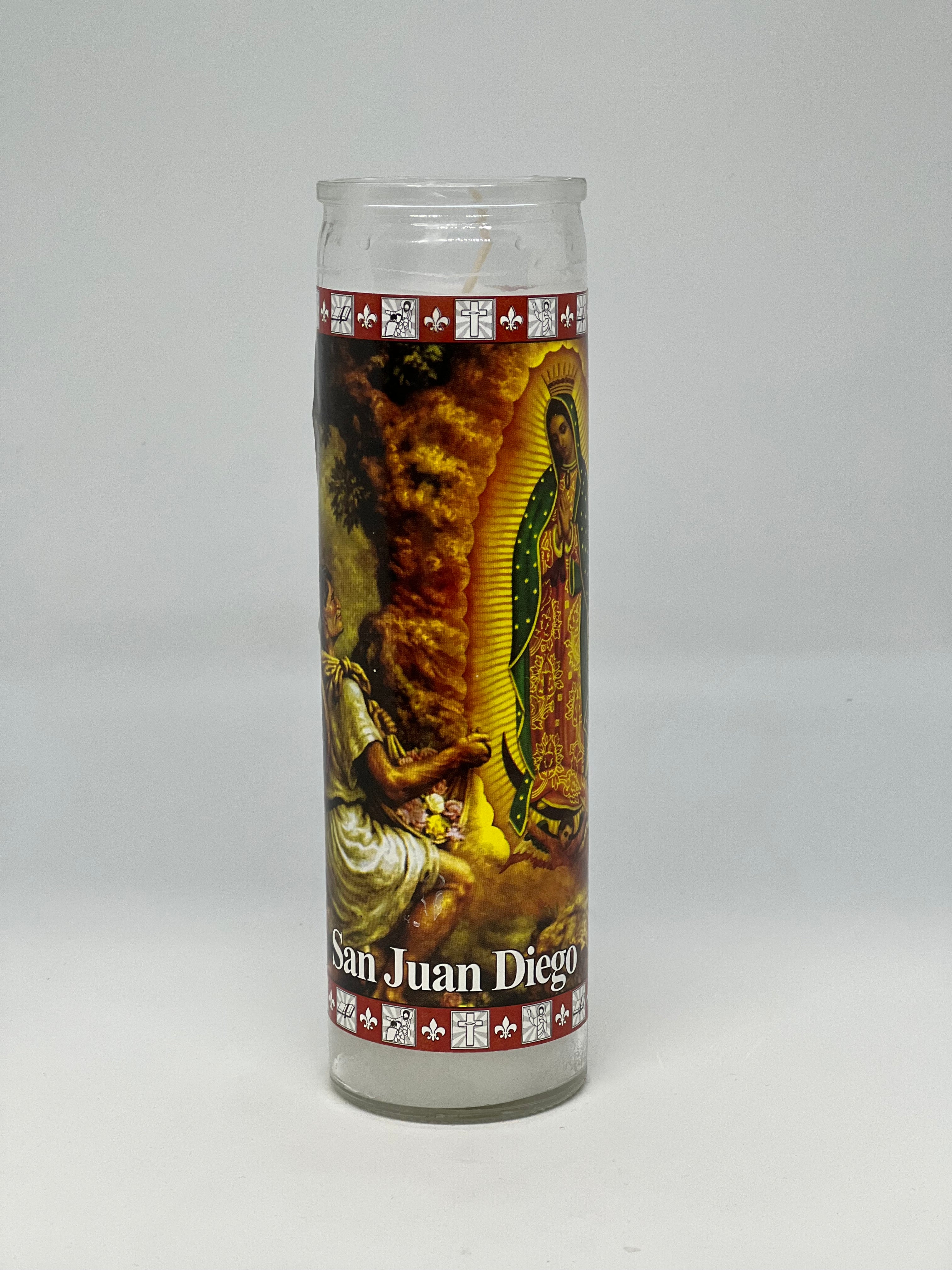 San Juan Diego (Saint Juan Diego) – Devotional Glass Candle – 7 Day