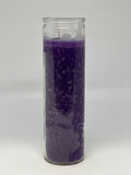 Purple – Devotional Glass Candle - 7 Day