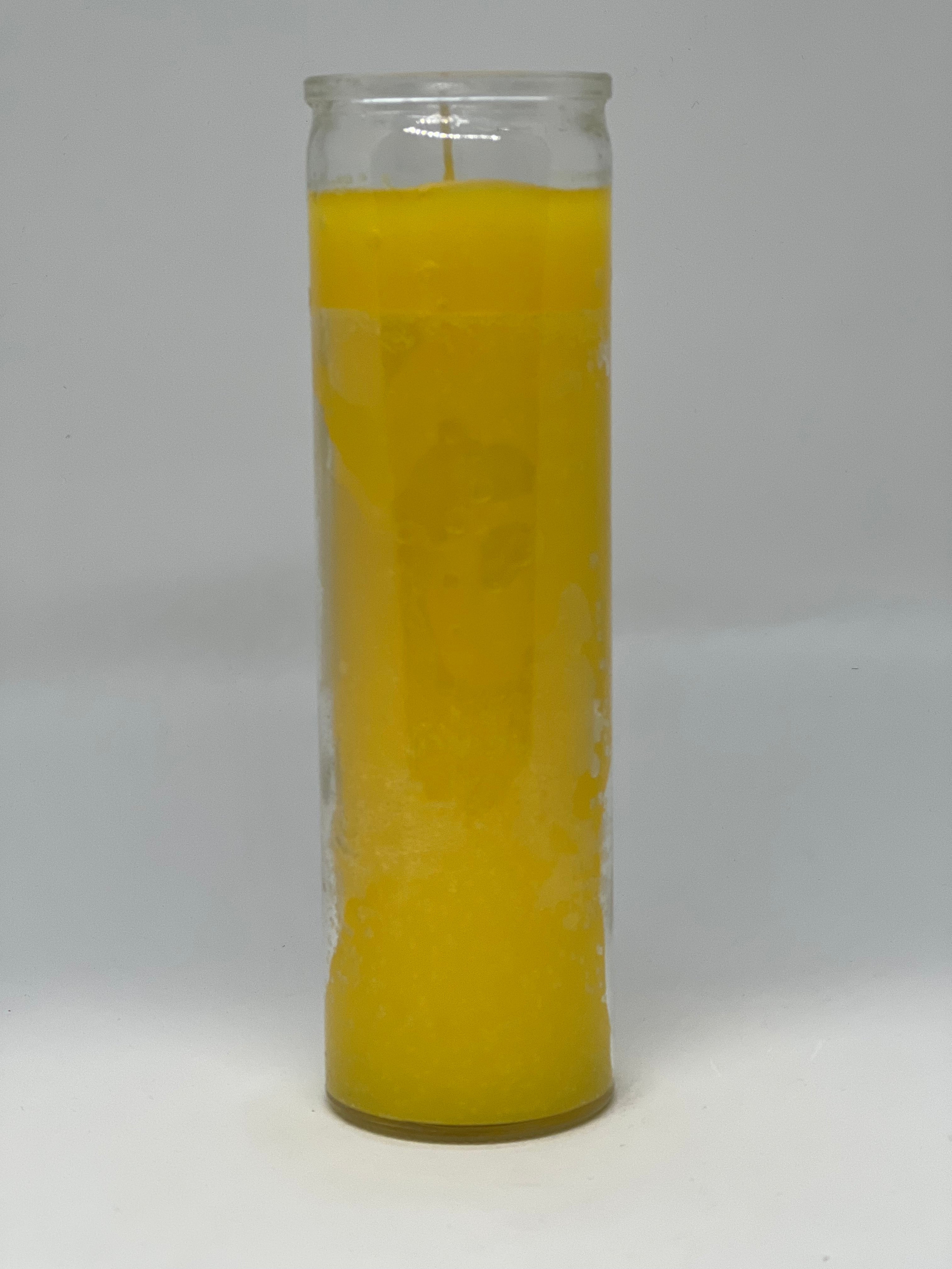 Yellow – Devotional Glass Candle - 7 Day