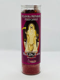 Santa Muerte – Miel de Amor (Honey Love) – Prepared Glass Candle – 7 Day