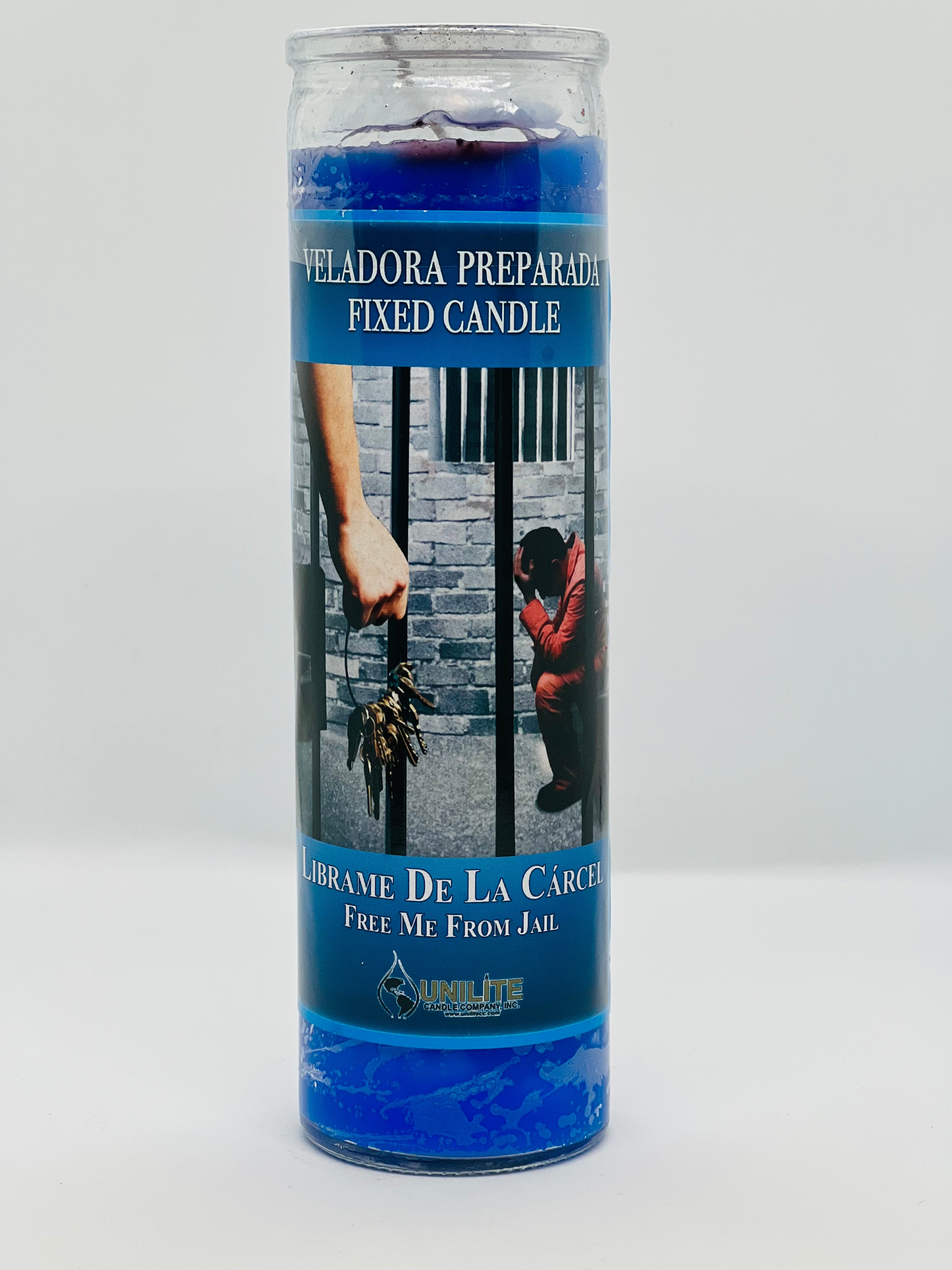 Líbrame de la Cárcel – Prepared Glass Candle – 7 Day
