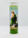 San Judas (Saint Jude) – Prepared Glass Candle – 7 Day