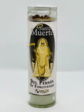 Santa Muerte – Del Perdón (Of Forgiveness) – Prepared Glass Candle – 7 Day
