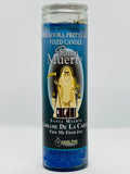 Santa Muerte – Líbrame de la Cárcel (Free Me From Jail) – Prepared Glass Candle – 7 Day