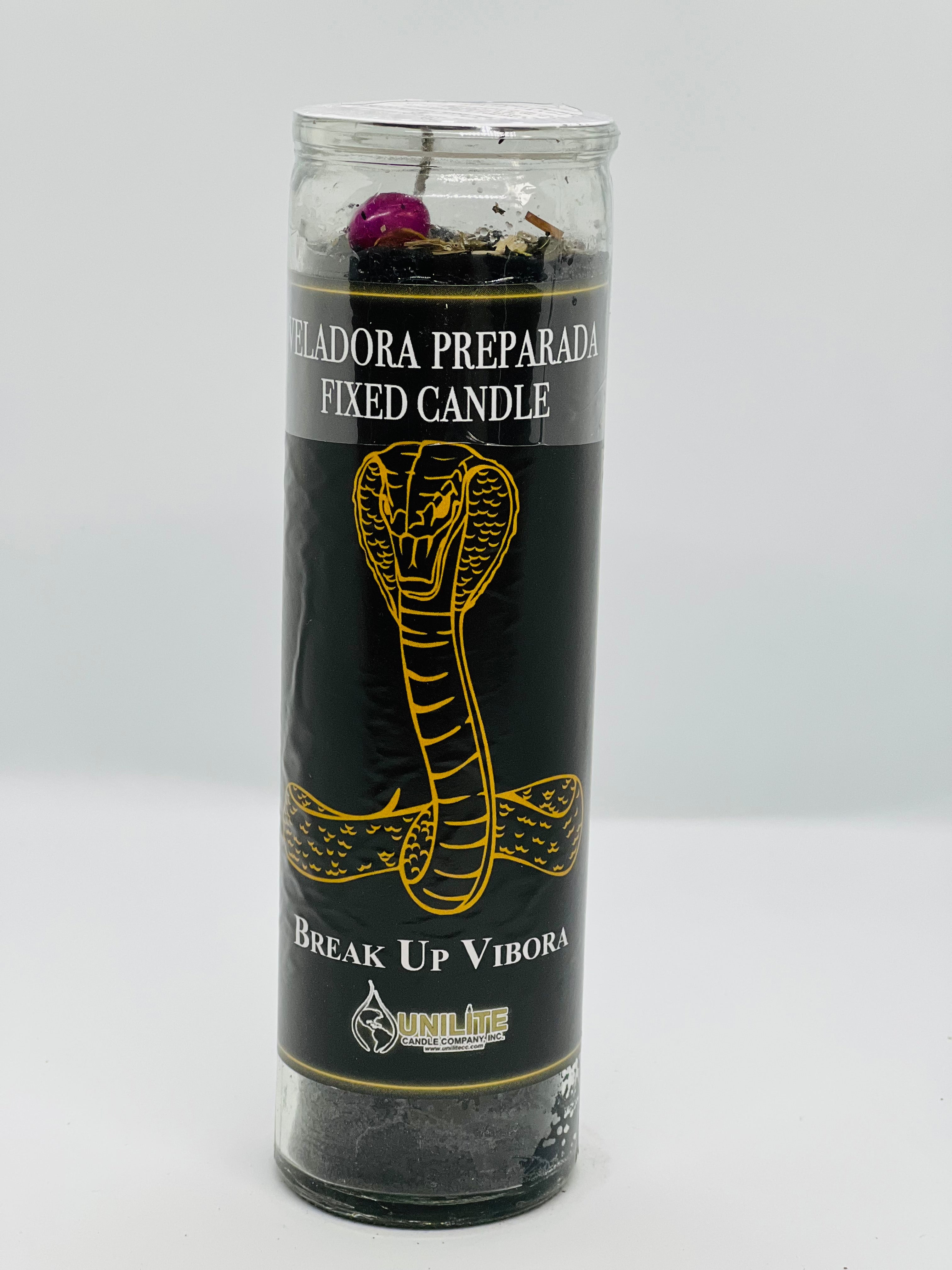 Víbora Prepared Glass Candle – 7 Day
