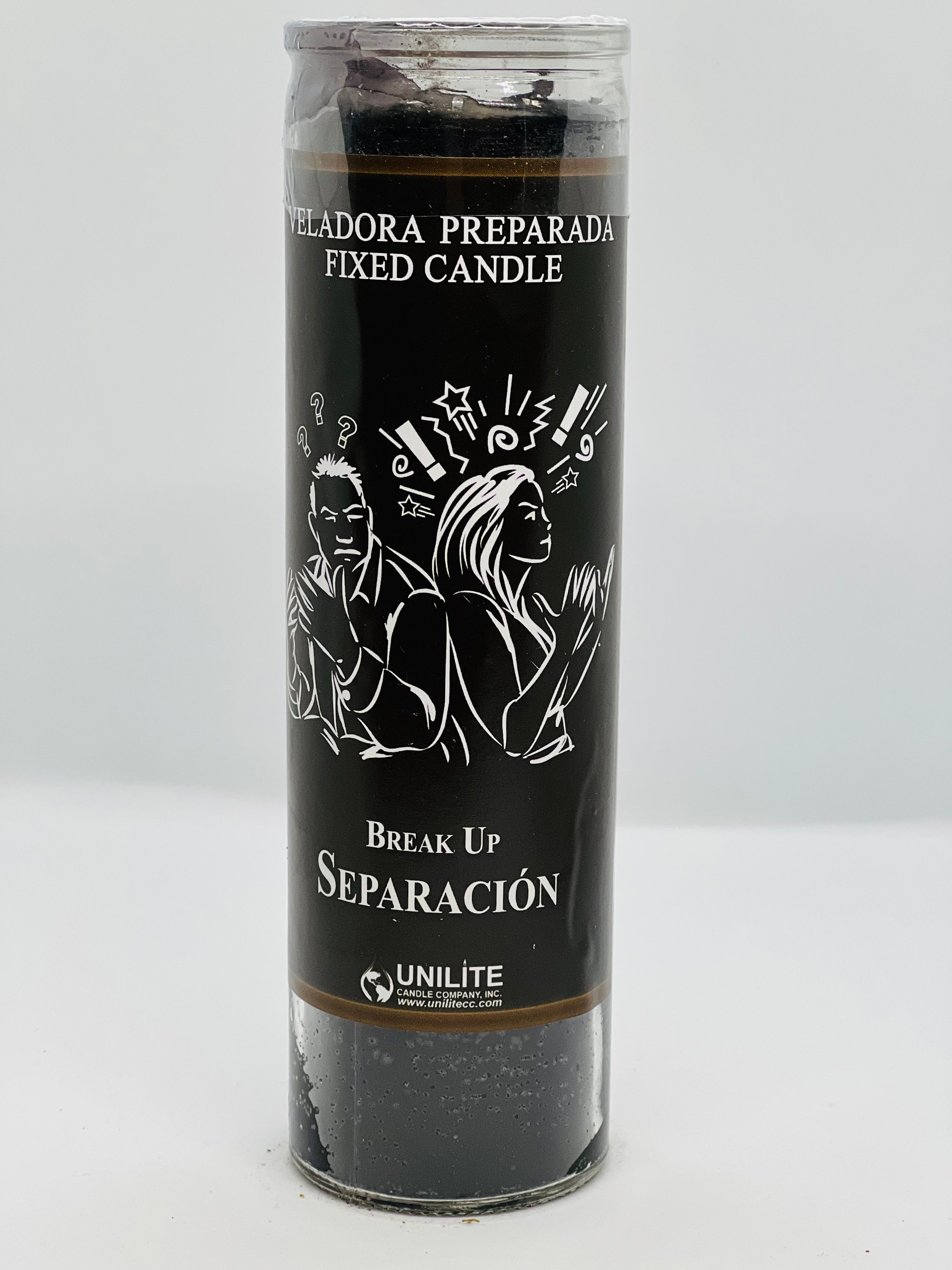 Separación (Break Up) – Prepared Glass Candle – 7 Day