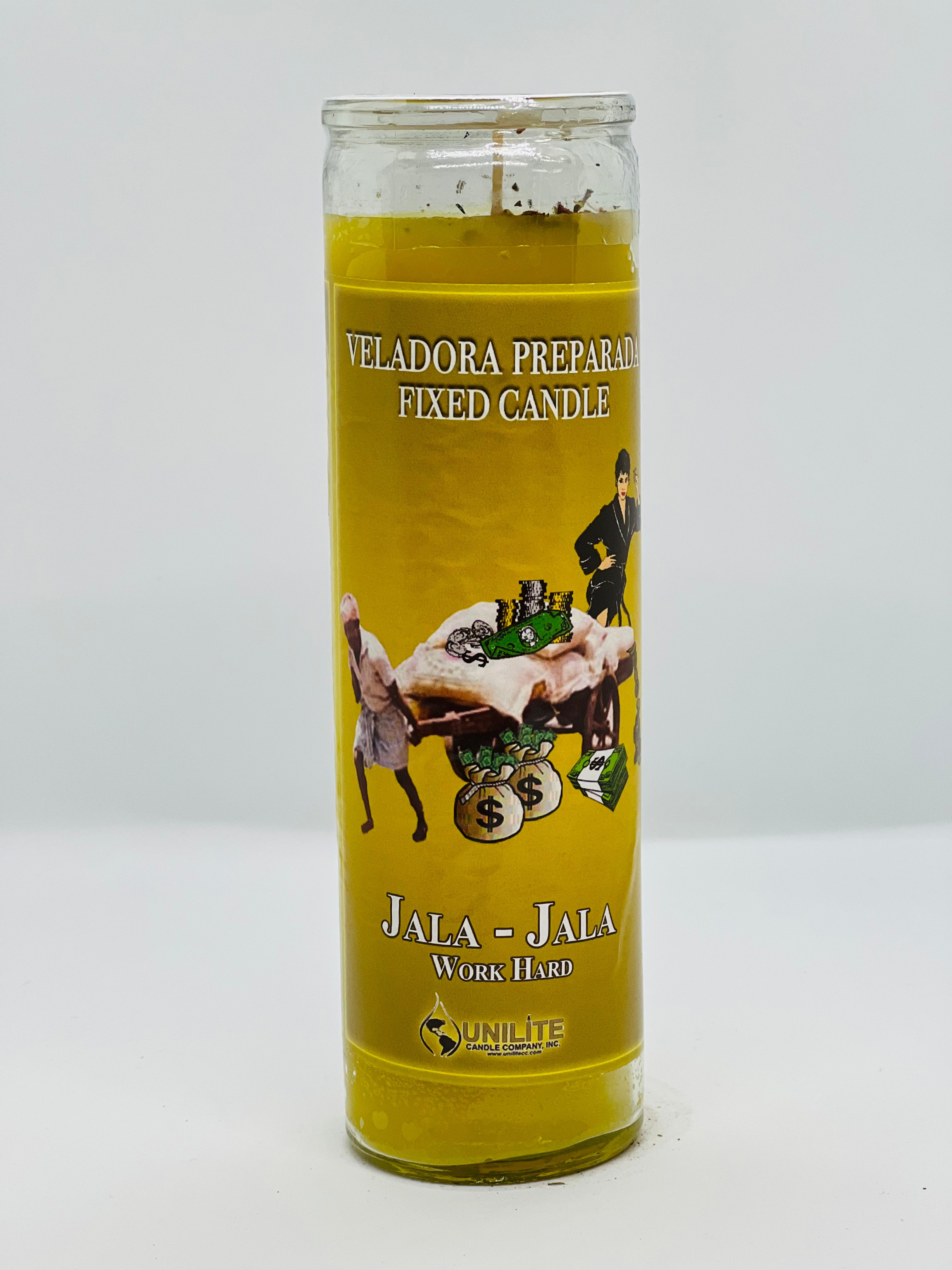 Jala-Jala (Work Hard) – Prepared Glass Candle – 7 Day
