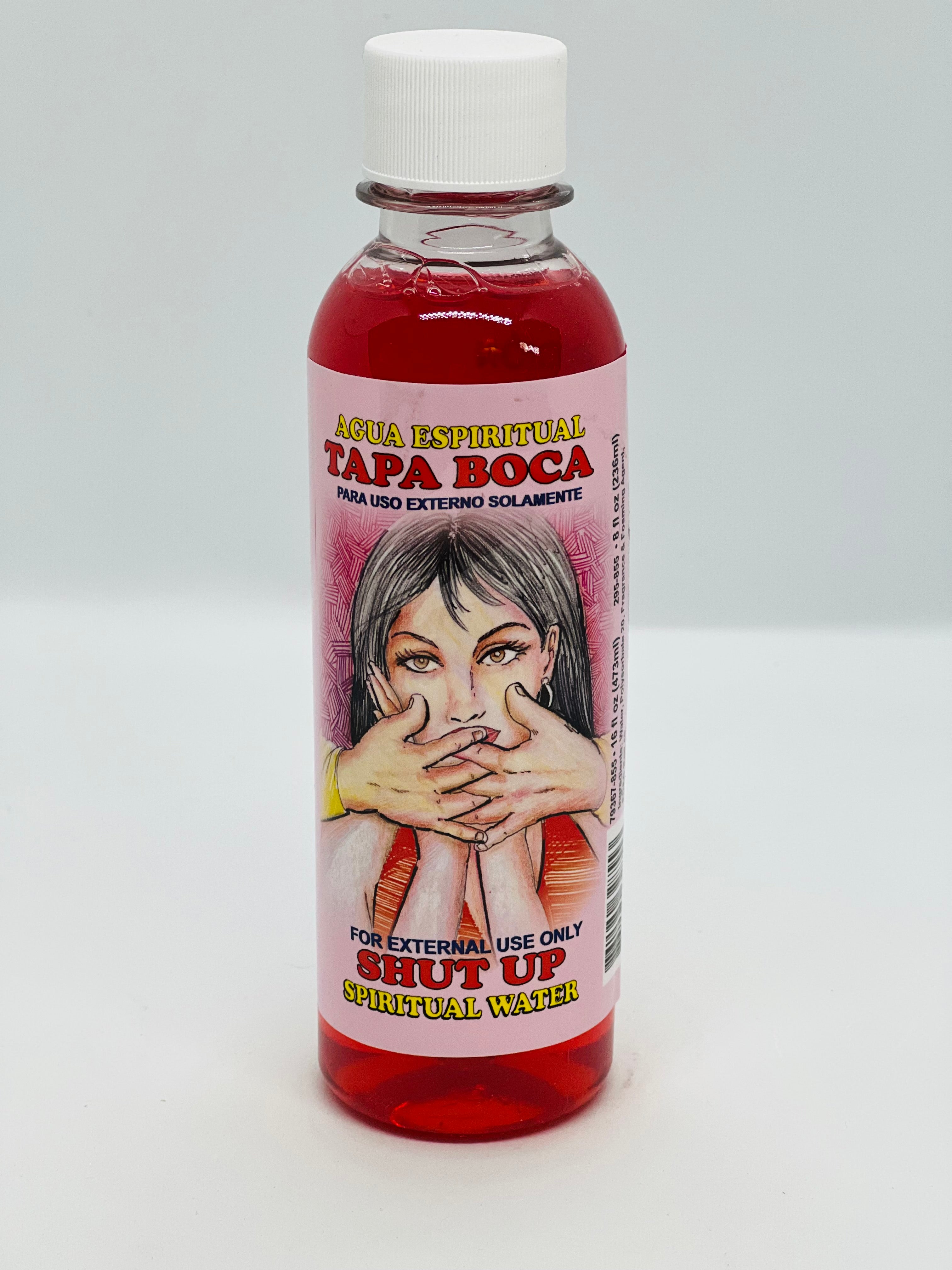 Silence Negativity Spiritual Water- Agua Espiritual Tapa Boca