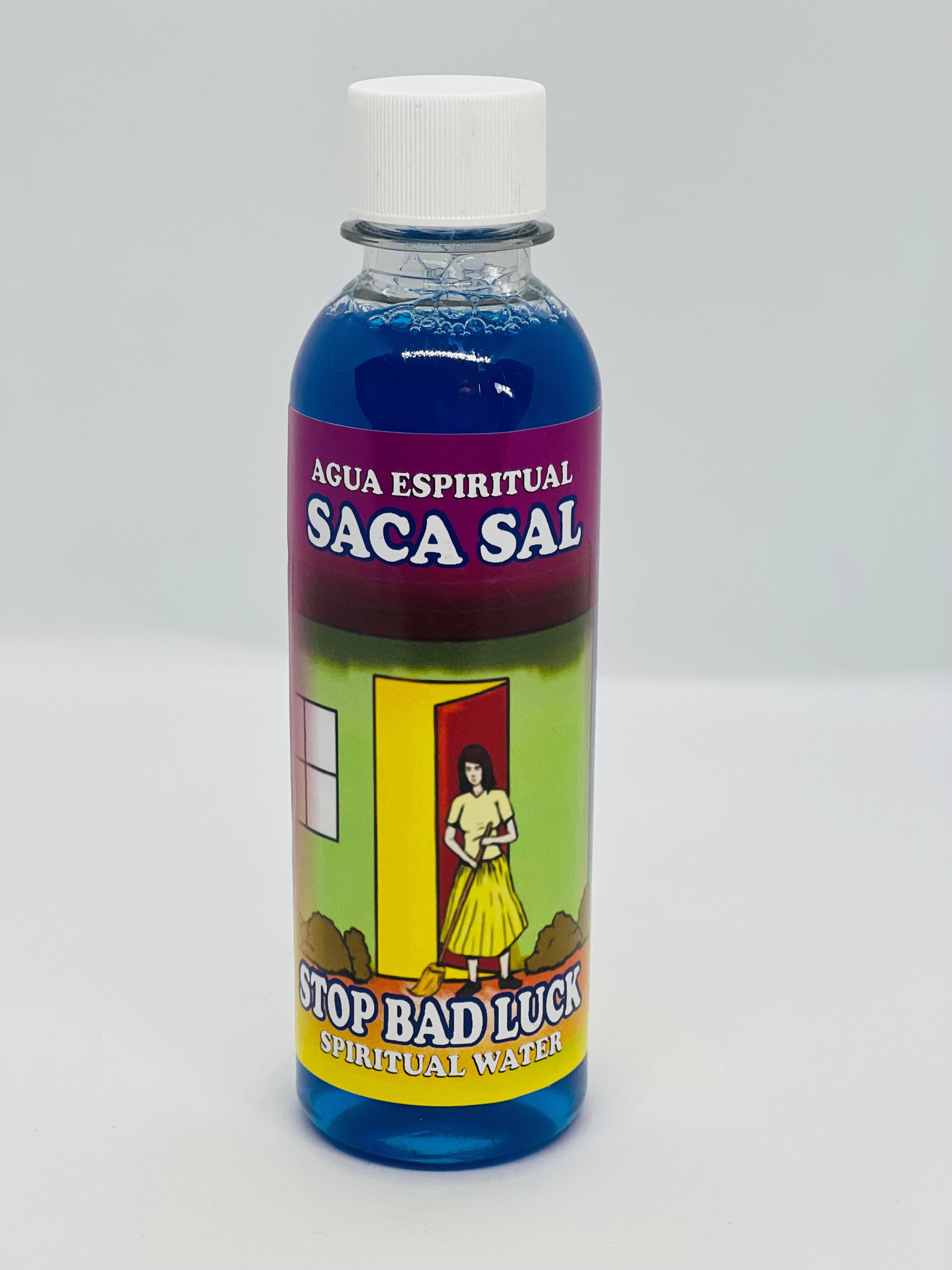 Stop Bad Luck Spiritual Water- Agua Espiritual Saca Sal