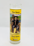 San Simón (Saint Simon) – Devotional Glass Candle – 7 Day