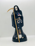 Santa Muerte Black 12 Inch Statue – Devotional Figure