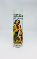 San José (Saint Joseph) – Devotional Glass Candle – 7 Day