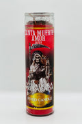 Santa Muerte Amor (Love) – Prepared Glass Candle – 7 Day