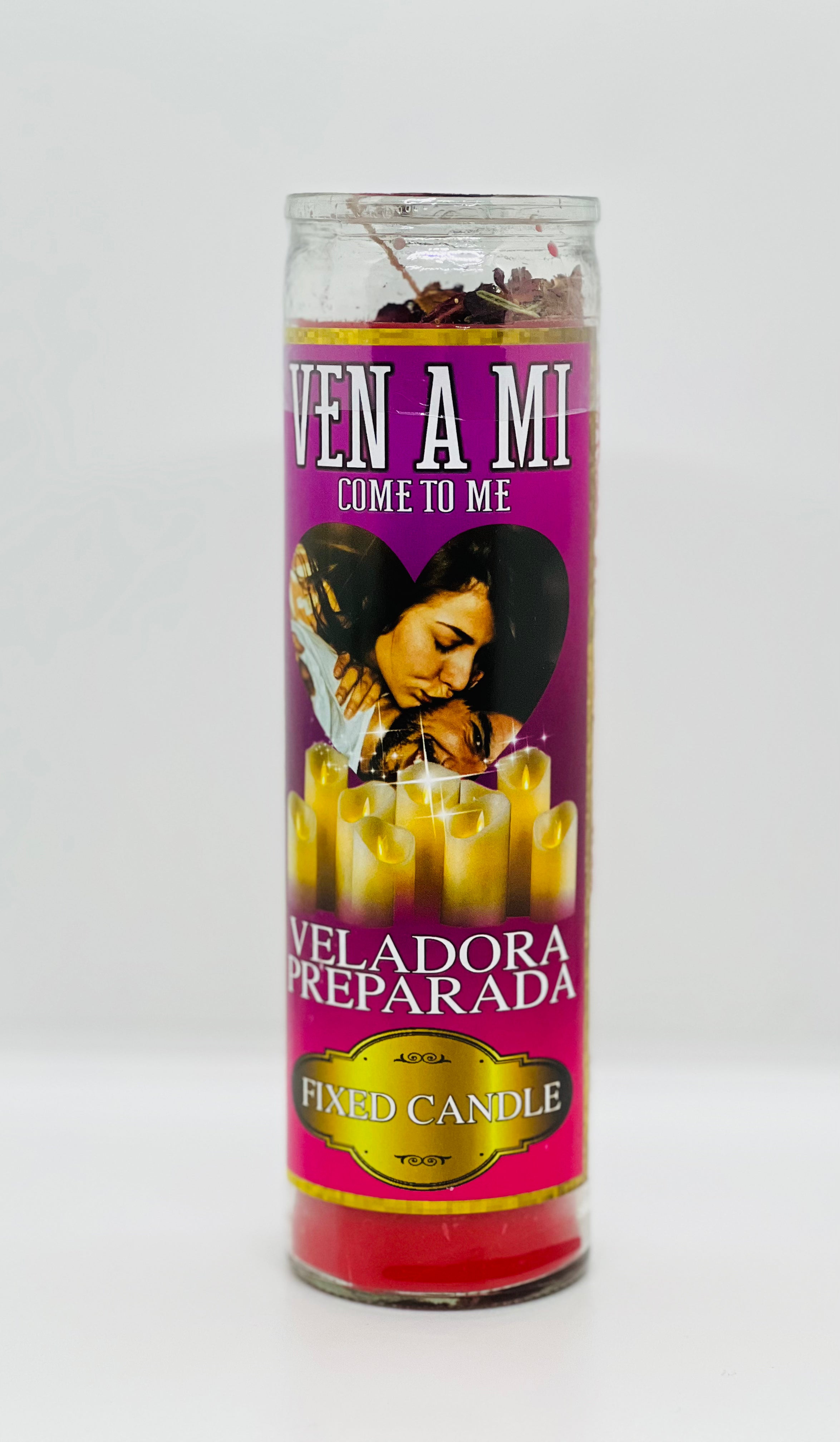 Ven a Mí (Come to Me) – Prepared Glass Candle – 7 Day