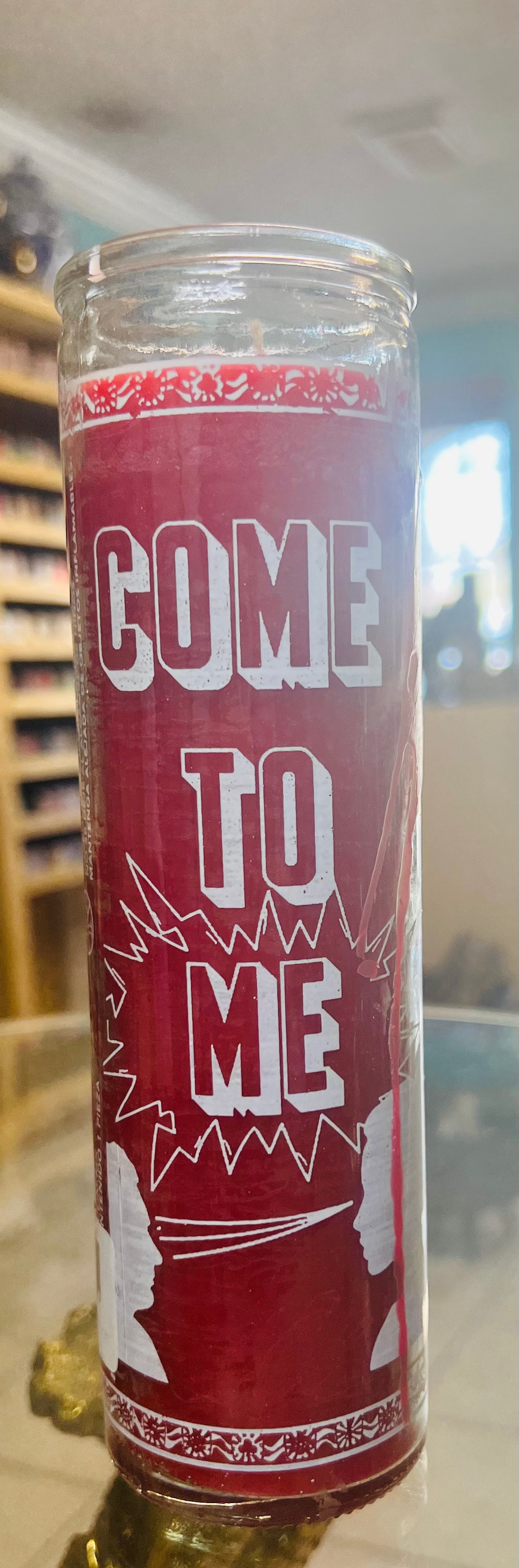 Ven a Mí (Come To Me) – Devotional Glass Candle – 7 Day