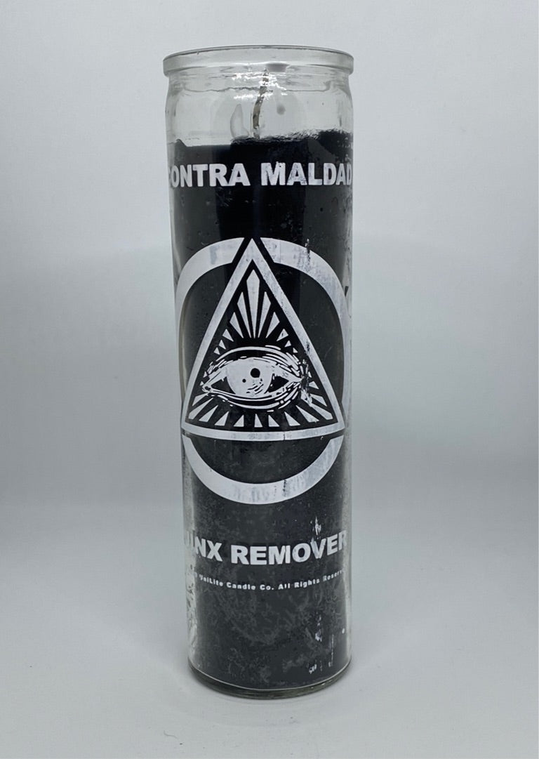 Contra Maldad (Against Negativity) – Devotional Glass Candle – 7 Day