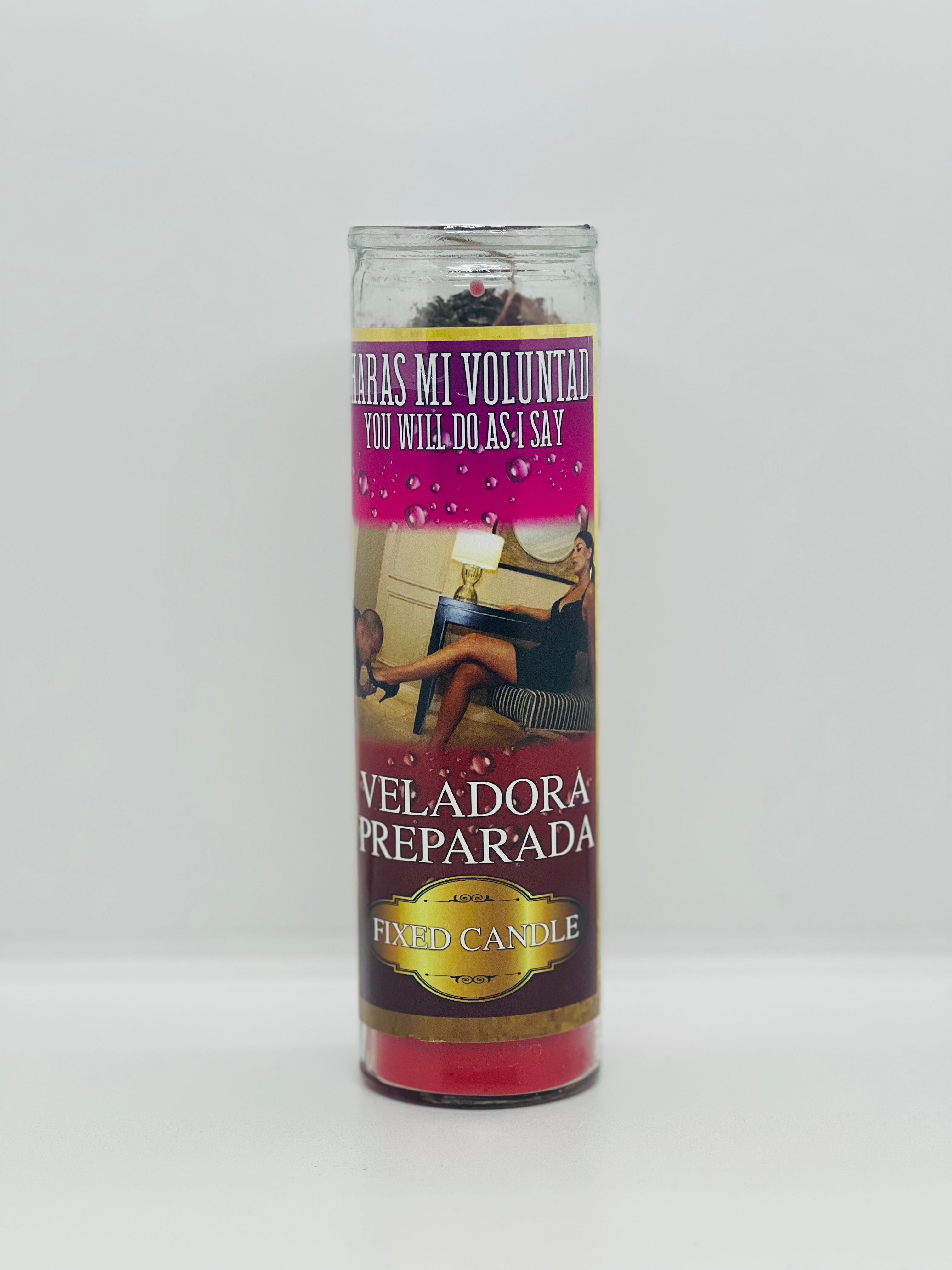 Haras Mi Voluntad – Prepared Glass Candle – 7 Day