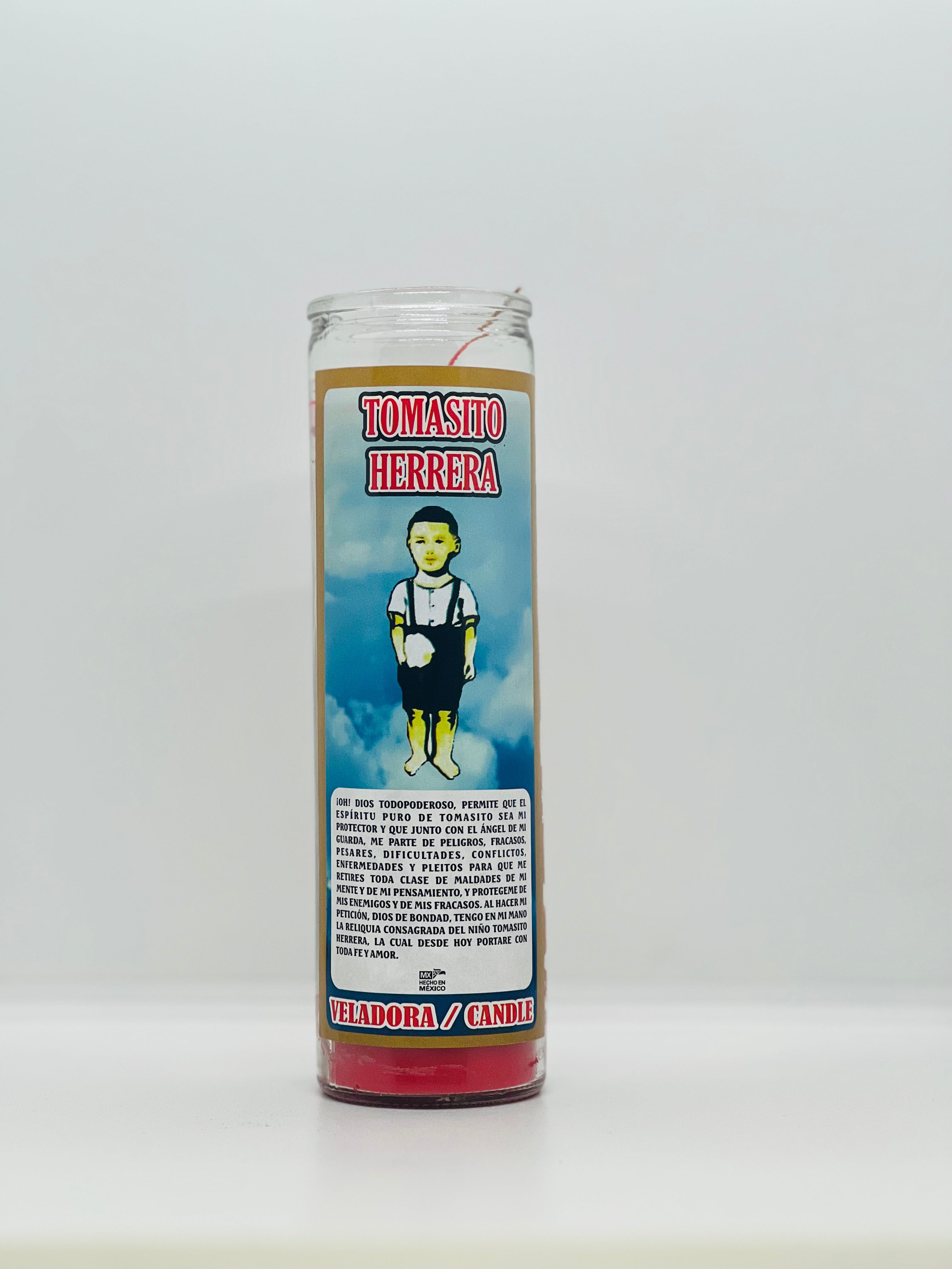 Tomasito Herrera – Devotional Glass Candle – 7 Day
