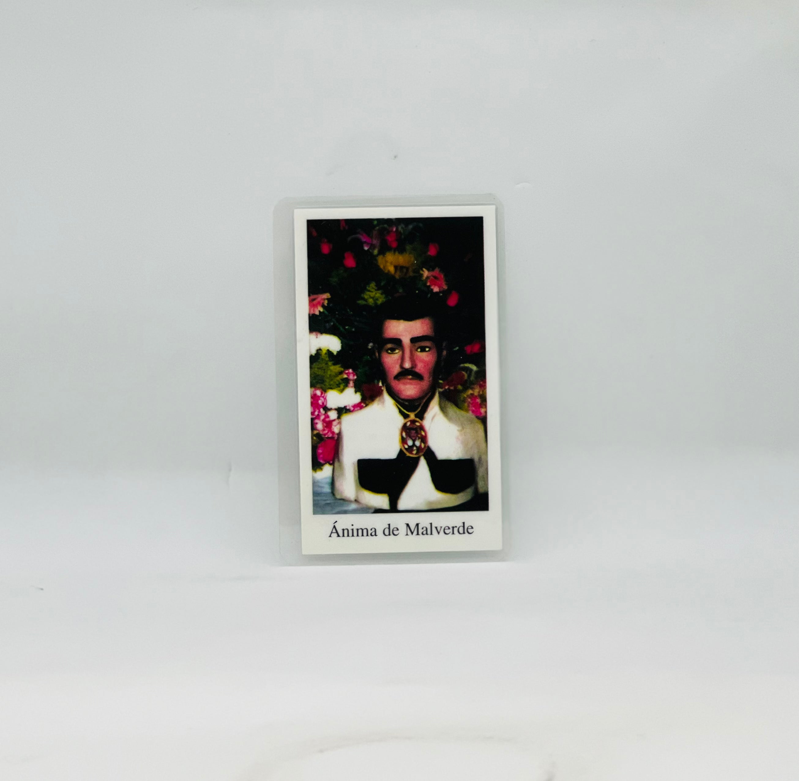 Jesus Malverde Prayer Card – Devotional Religious Card – Spiritual Altar Card – Pocket Prayer Card