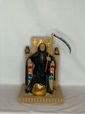 Santa Muerte Black 14 Inch Statue – Holy Death Devotional Figure