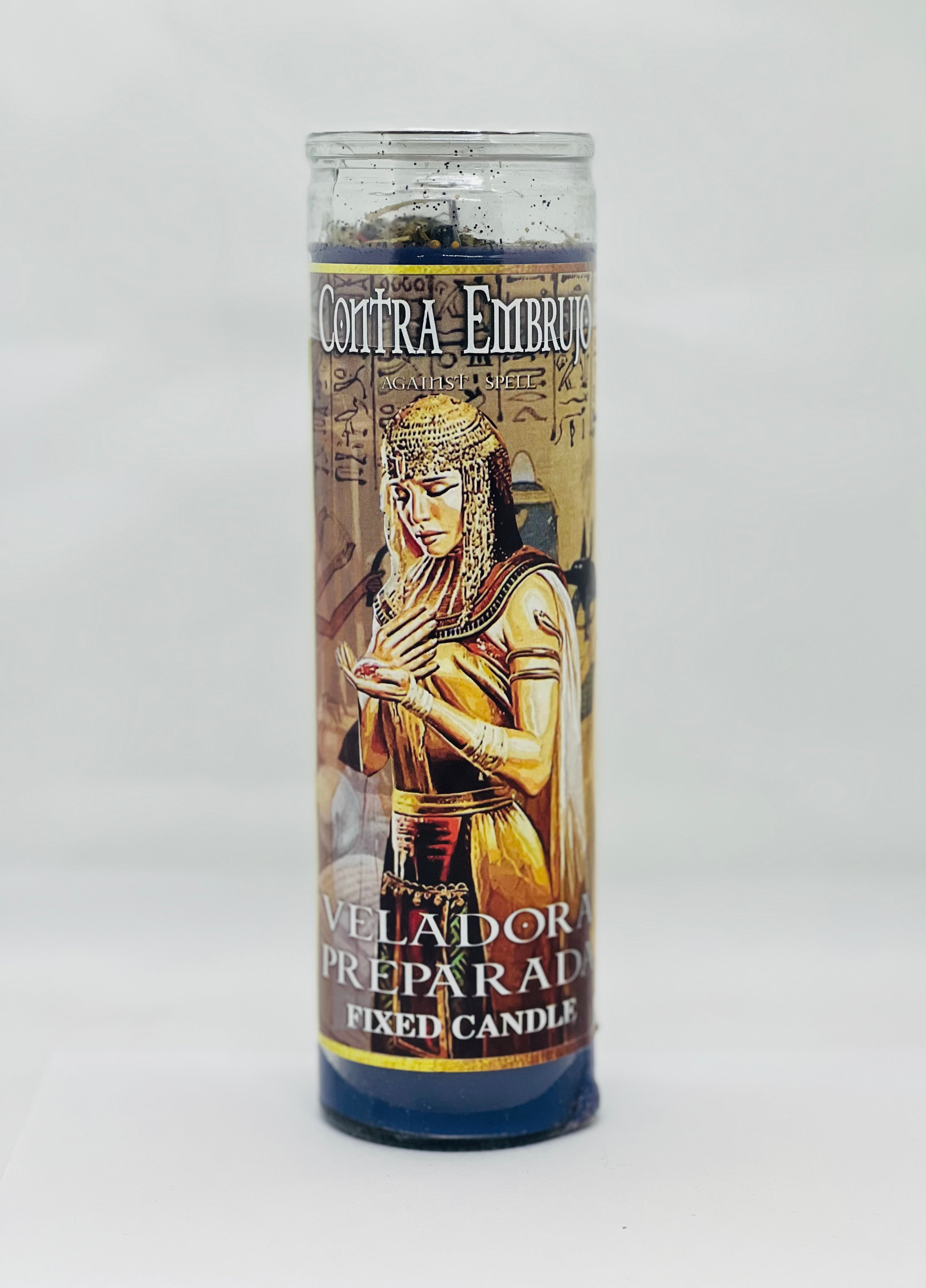 Contra Embrujo Prepared Glass Candle – 7 Day