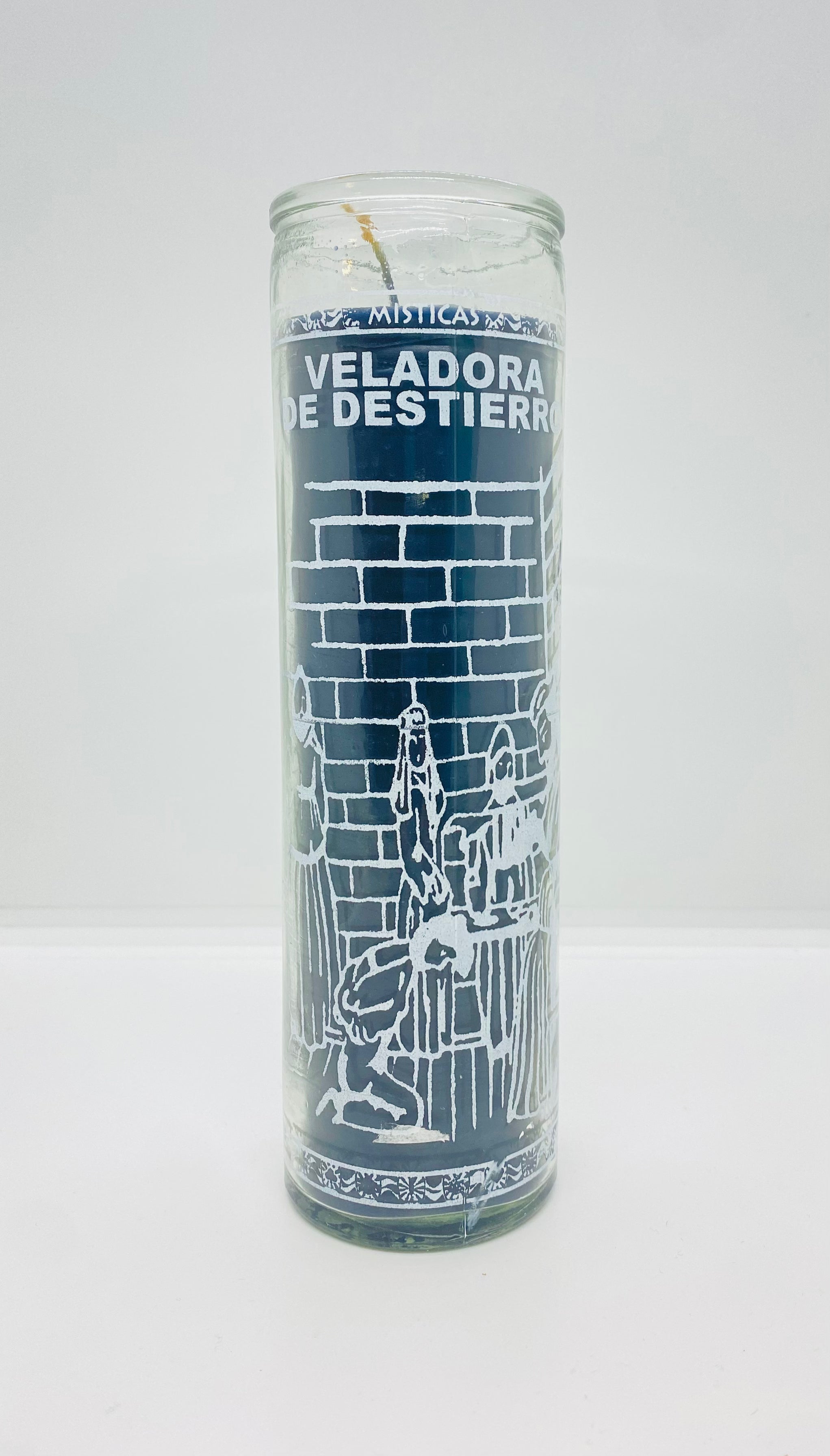 Destierro (Banishment) – Devotional Glass Candle – 7 Day